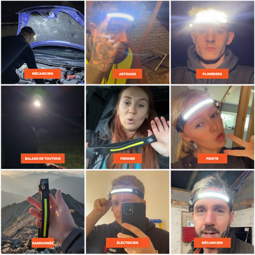 AdventureLight | Lampe frontale LED 230°